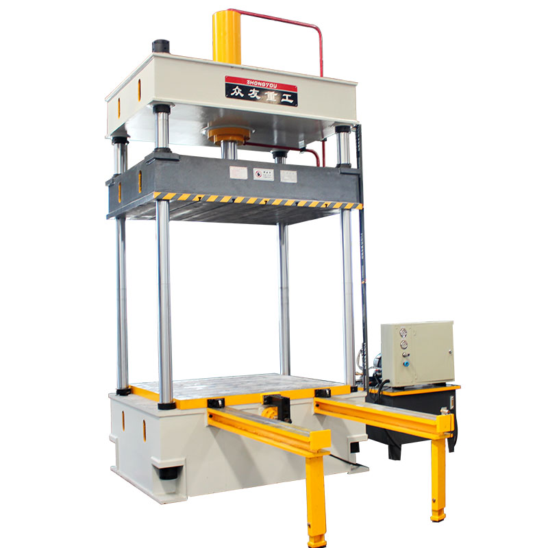 100噸移動大臺面四柱油壓機 100T拉伸成型油壓機