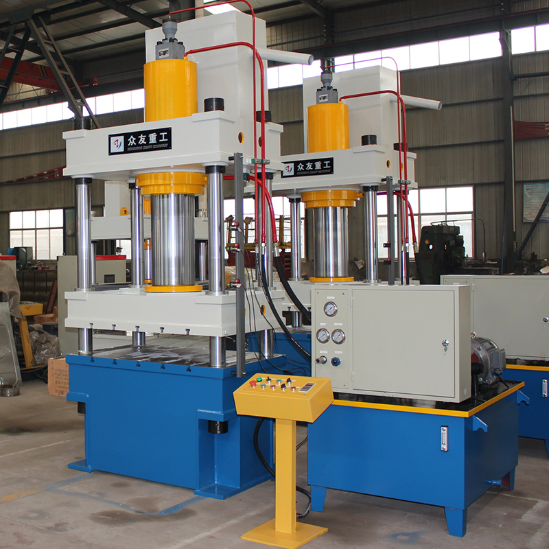 200噸四柱不銹鋼餐盤成型油壓機 200T金屬拉伸油壓