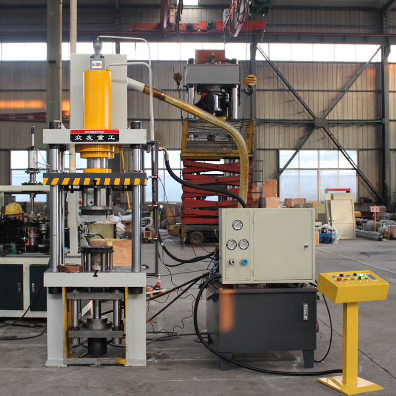 80T壓銅壺液壓墊拉伸四柱液壓機