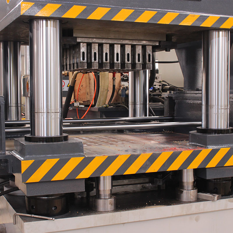 630噸四柱雙色魚餌壓塊機(jī)