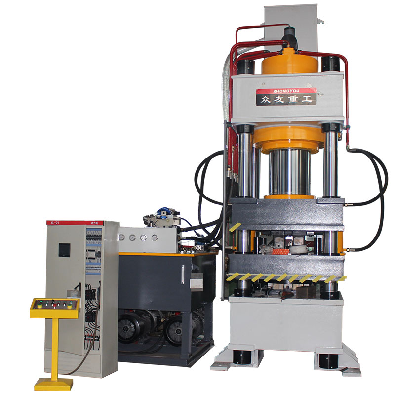 630噸鹽磚壓塊成型液壓機