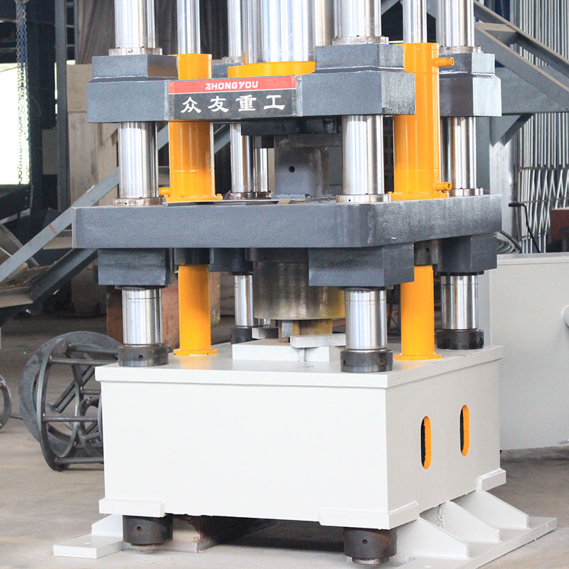 500T鹽磚壓塊成型液壓機