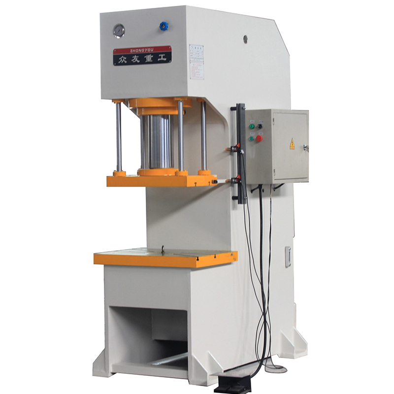 100噸四柱導向單臂液壓機