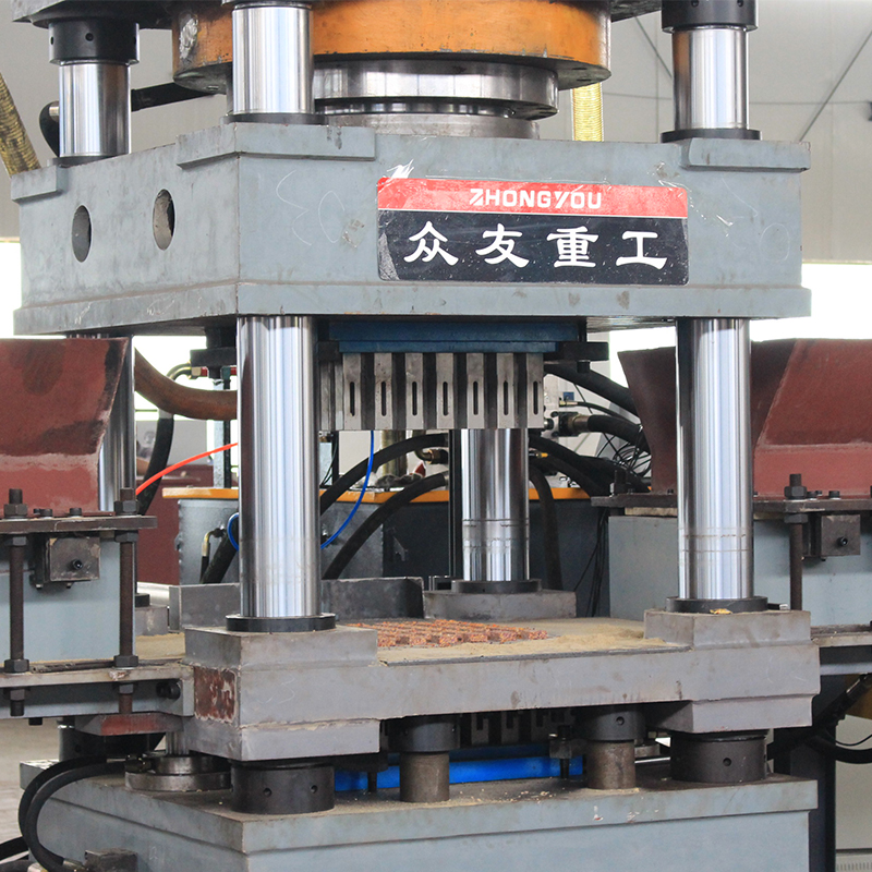 630噸雙色魚餌壓塊液壓機