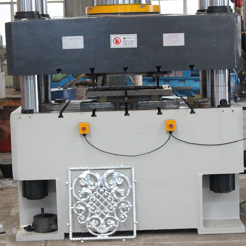 500噸壓花切花四柱液壓機