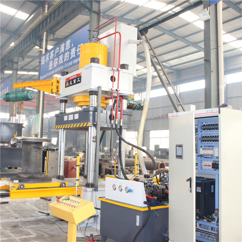 400噸大臺面帶移動工作臺液壓機