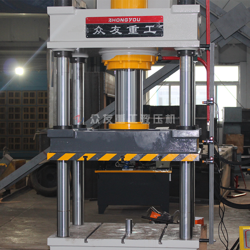 100噸不銹鋼餐具拉伸四柱液壓機 100T金屬成型油壓