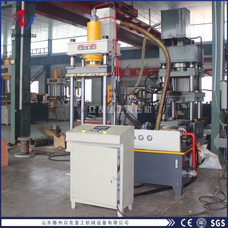 100噸快速拉伸油壓機 100T多功能油壓機 100t四柱伺服油壓機